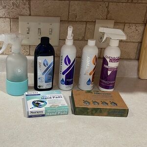 New Norwex Cleaning Bundle with Purple & Blue Accents